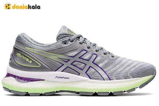 کتونی اورجینال مخصوص پیاده روی و دویدن زنانه آسیکس نیمباس 22  Asics GEL-NIMBUS 22 1012a587-102