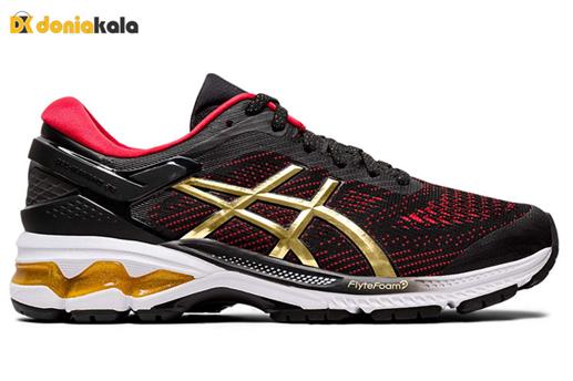 کفش کتونی اسپرت پیاده روی زنانه آسیکس ژل کیانو 26  Asics GEL-Kayano 26 KH-1012A653-001