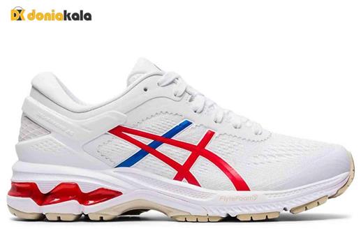 کفش کتونی اسپرت پیاده روی مردانه آسیکس کیانو 26 asics Gel-Kayano 26  1012A654-100